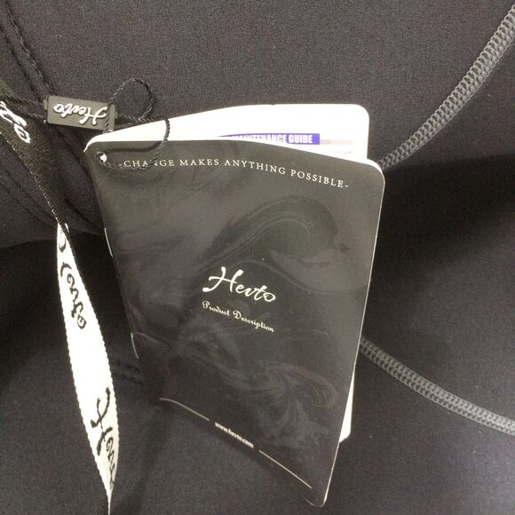 Hevto Men’s Full Wetsuit Medium Black 90% Neoprene 10% Nylon New With Tags - Picture 8 of 8